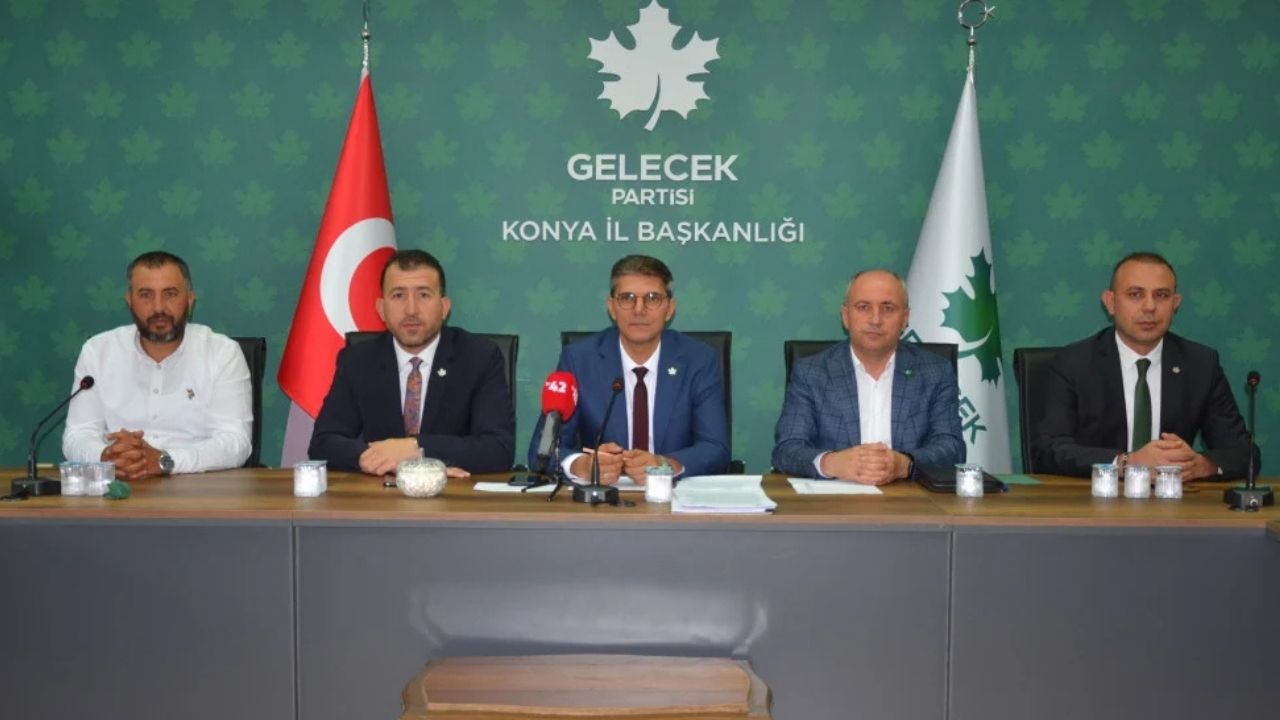 Gelecek Partisi Konya İl Başkanlığından Emekli Zammına Tepki