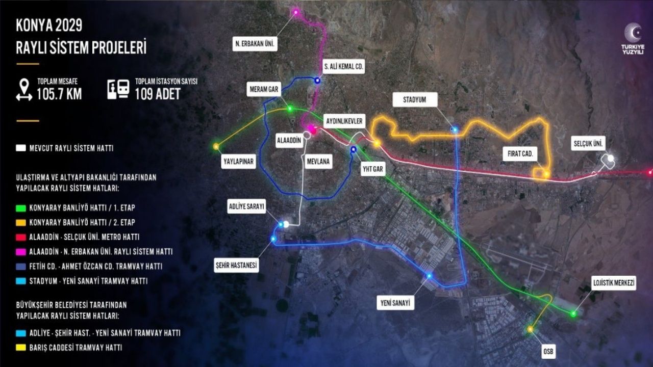Konya Metrosu'nda Yeni Dönem: Ulaşım Süresi 30 Dakikaya Düşüyor!