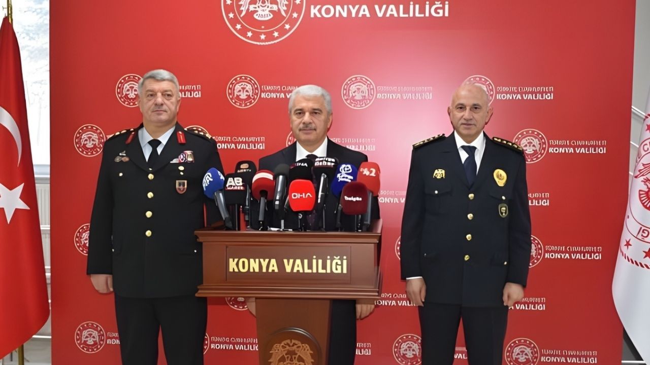 Konya'nın 2025 Yılı Asayiş Raporu Açıklandı: Suç Oranlarında Dikkat Çeken Düşüş