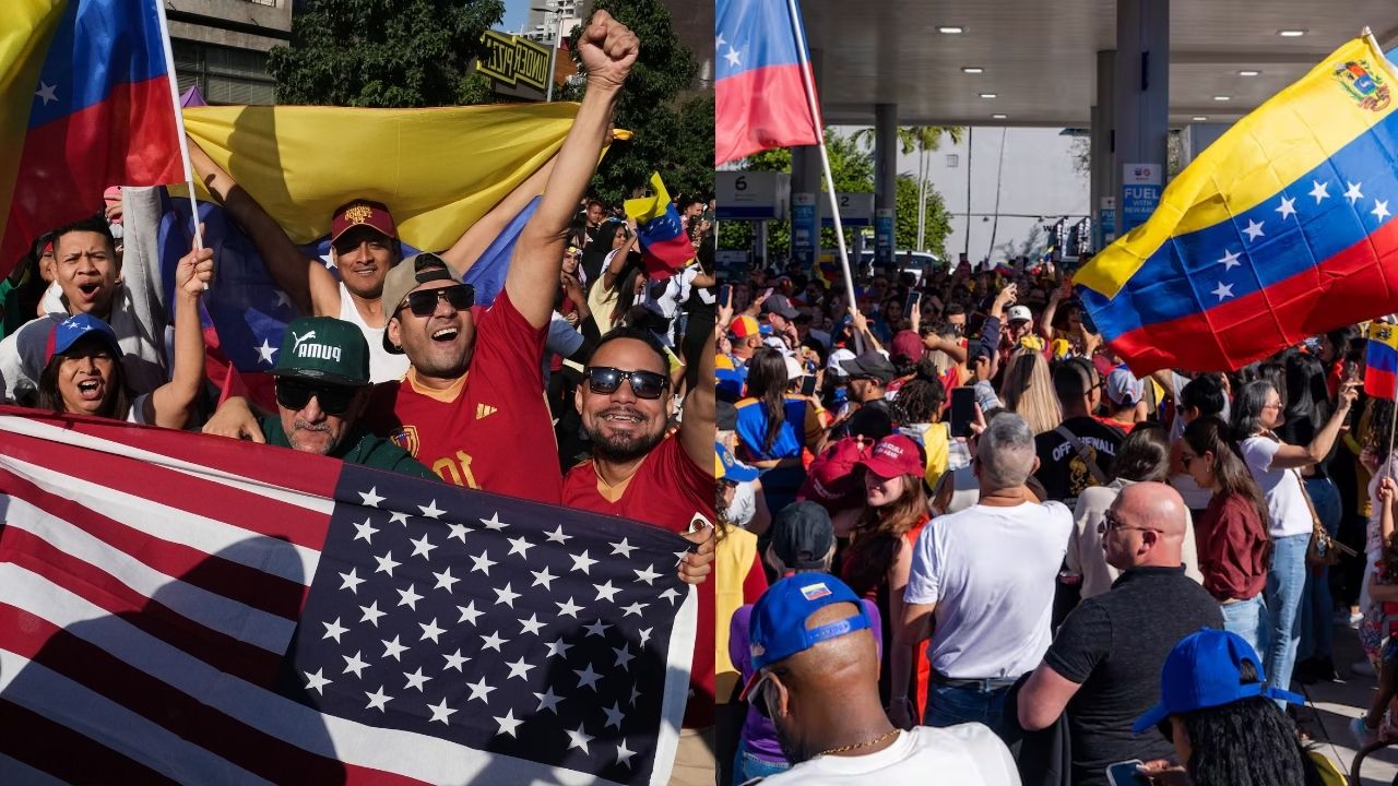 "Venezuela'dan Elini Çek!" Sloganları Kıtaları Aştı